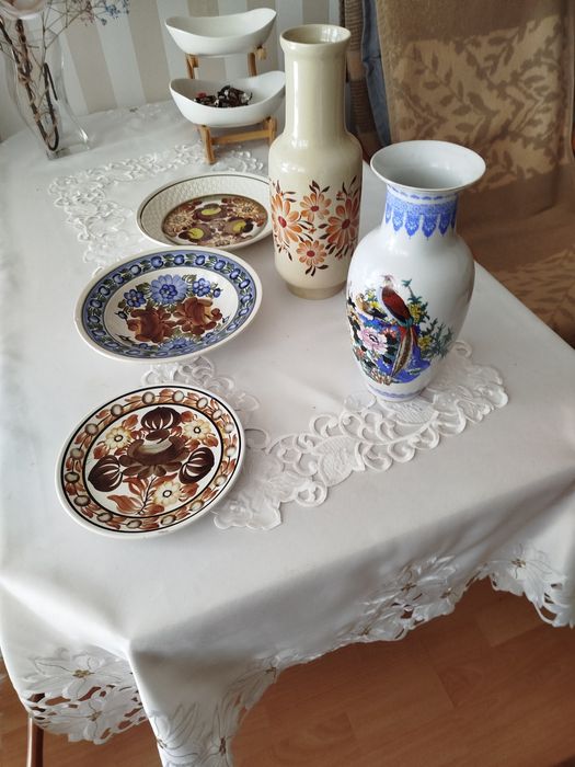 Talerze dekoracyjne ręcznie malowanee