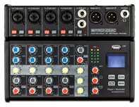 Mini Mikser Audio Pronomic B-603 Z Bluetooth Usb 6-Kanałowy Konsola Dj