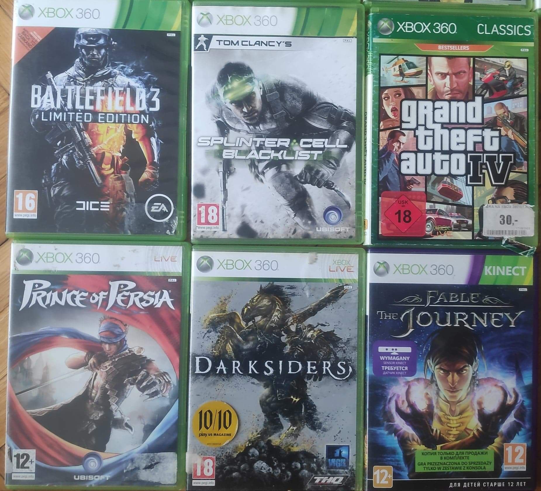 Gry na Xbox 360 w różnych cenach