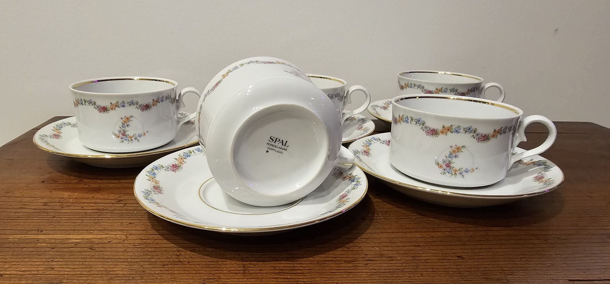 Serviço de chá em porcelana SPAL