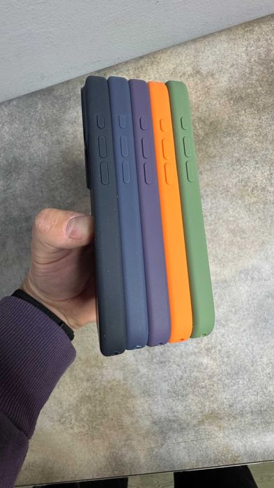 Чохол Silicone Case MagSafe з кнопкою + Animation iPhone 17 17 Pro Max