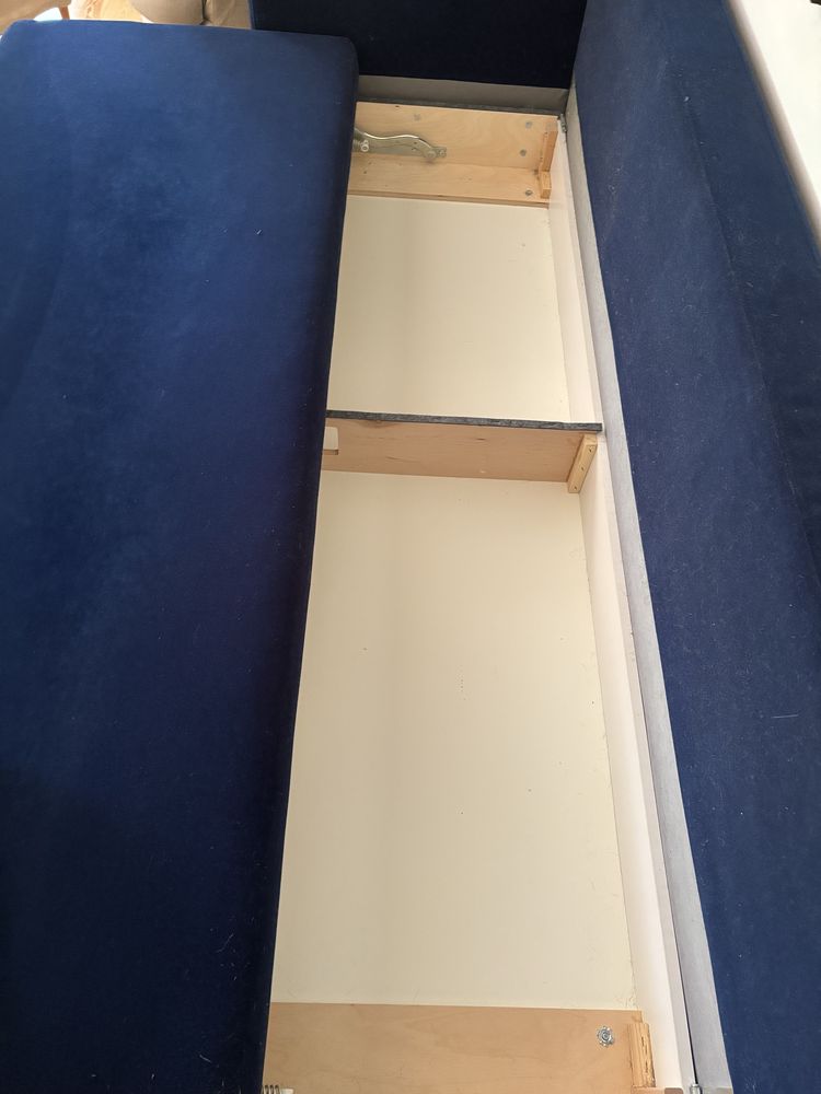 Granatowa Sofa IKEA GRUNNARP 3‑osobowa