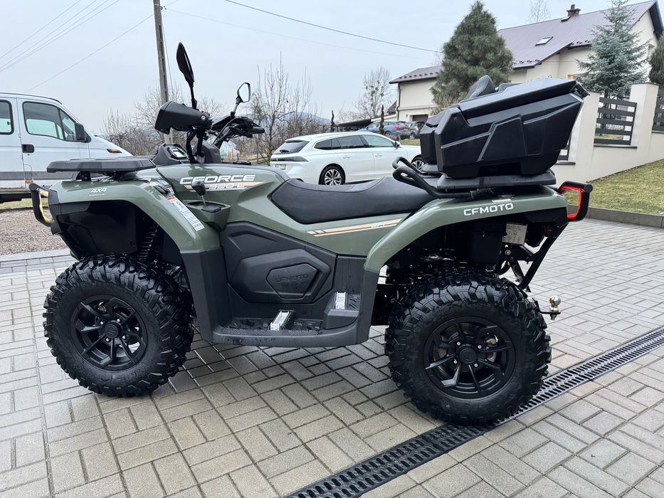 Quad CfMoto 520L halogen grzane manetki bompery NOWY