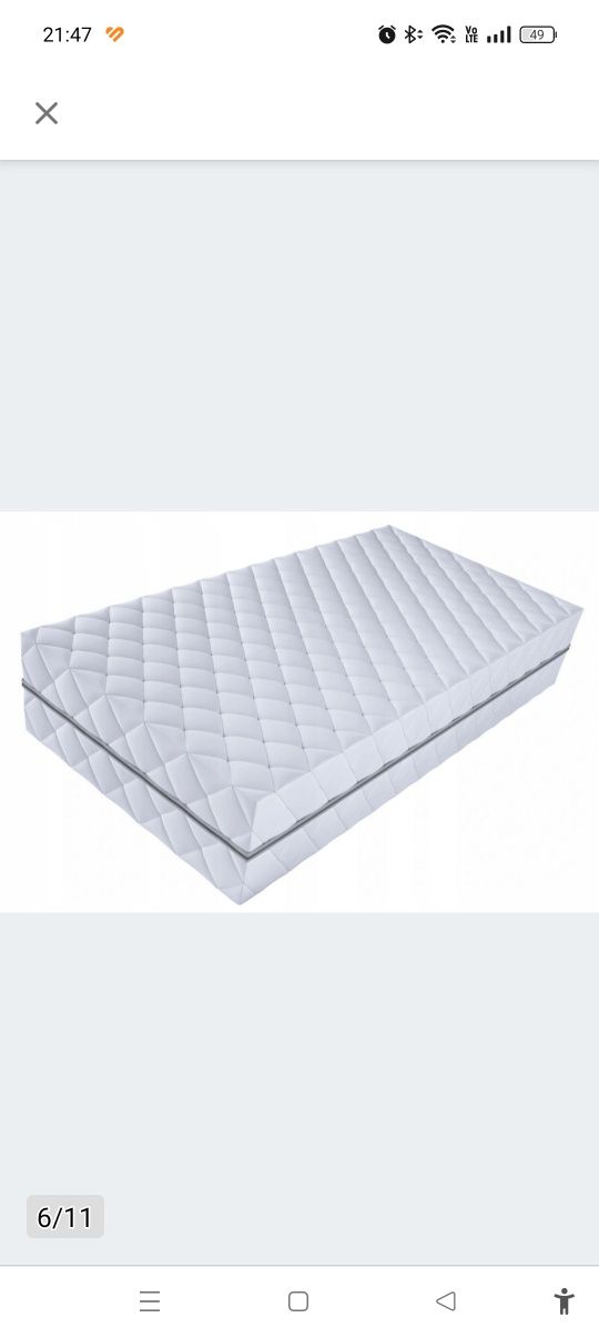 Materac MARS 80x160 pocket VISCO PROFIL H2/H3 16cm