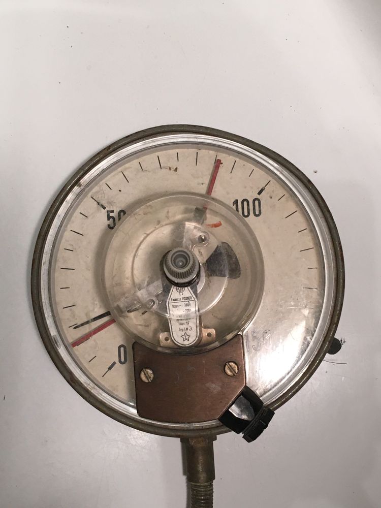 Termometr kontaktowy MERA KFM tarczowy z sondą termoparą, śr 160mm