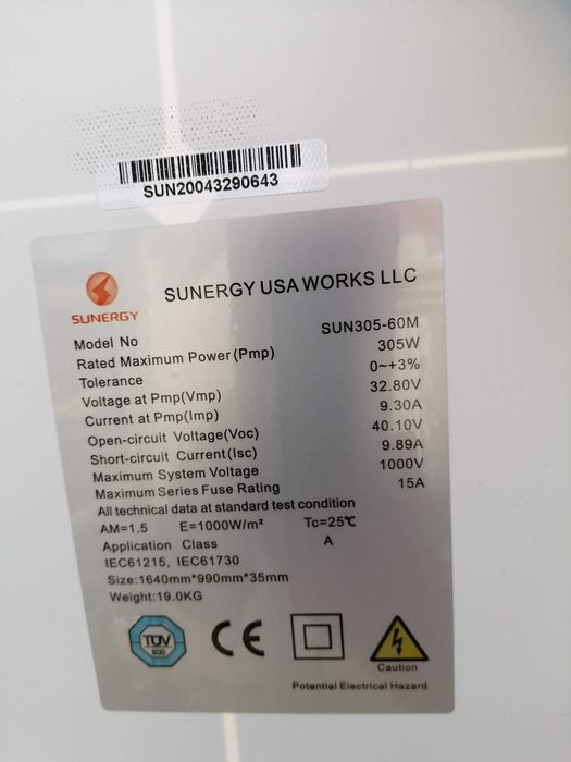 Instalacja fotowoltaiczna używana