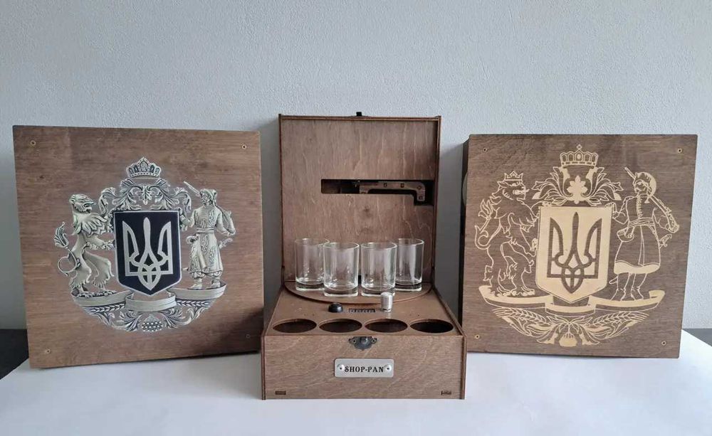 Наливатор кейс на 4 6 або 8 чарок автобармен диспенсер наливайка