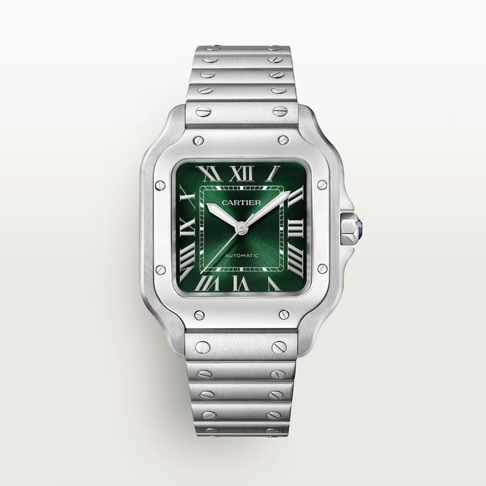 Cartier Santos de Cartier green dial MEDIUM