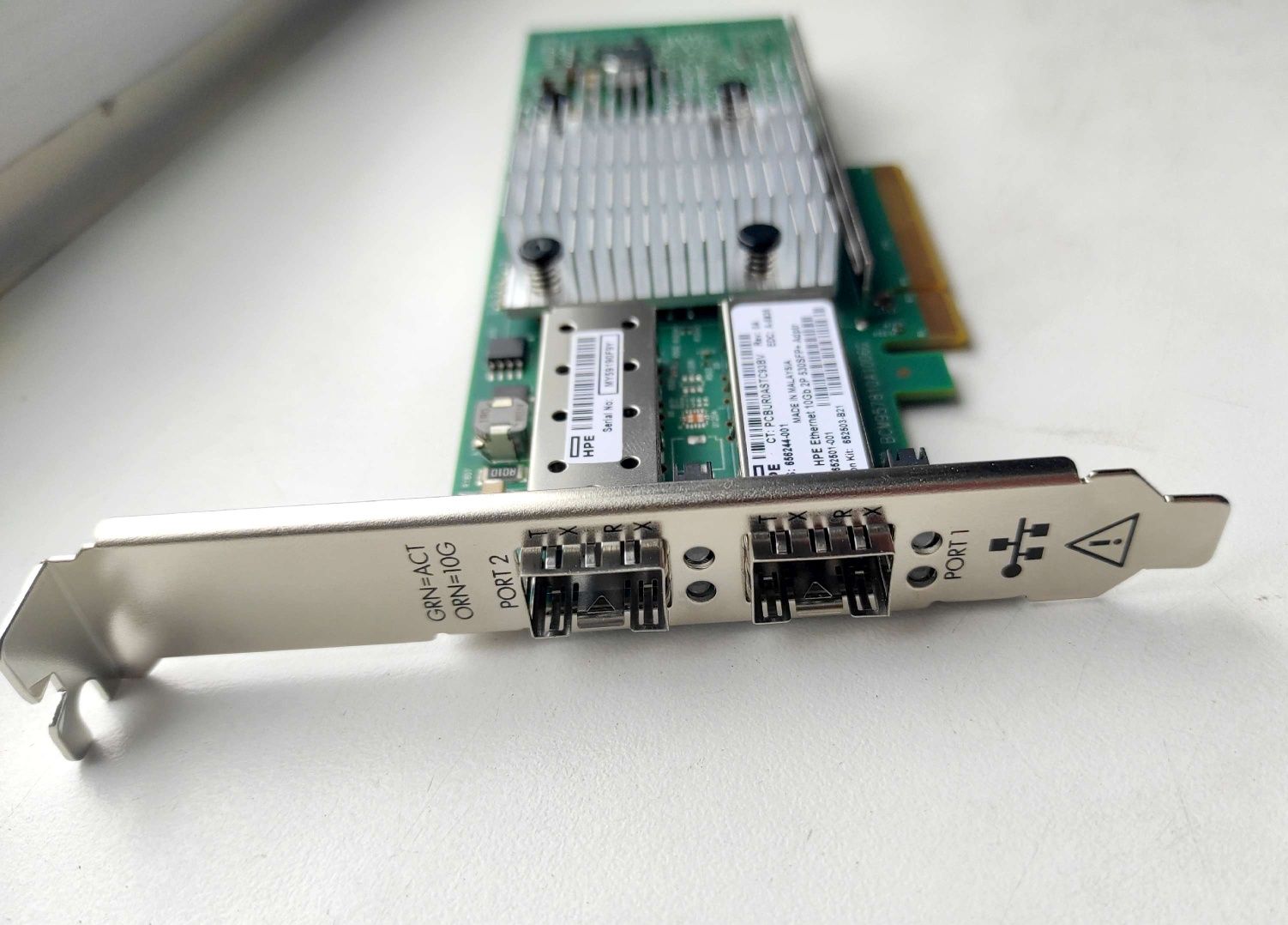 Mepeжeвий aдaптep 10G EthernetHP 2-Port SFP+ High