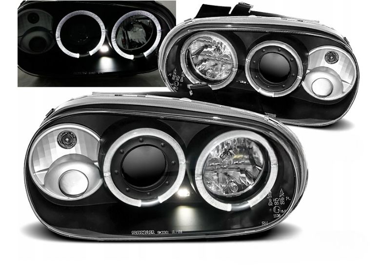 Lampy Reflektory  VW GOLF 4 IV OD 1997 DO 2003 Roku LED RINGI NOWE