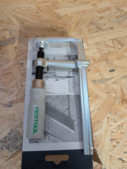 2sz ściski 120mm do szyn Festool 489570, też Makita, DeWalt, Milwaukee