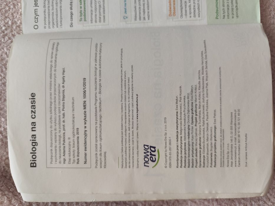 Biologia na czasie 1