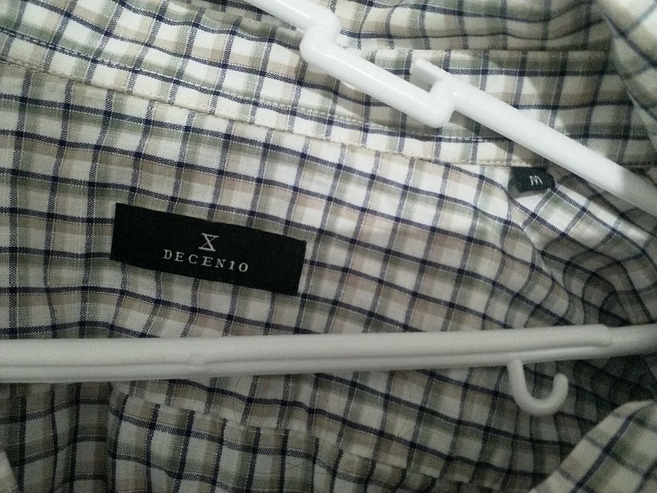 Camisa Slim Fit Xadrez Tamanho M