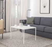 Ikea Nyboda Stolik loft metal marmur stoliczek stół glamour biały