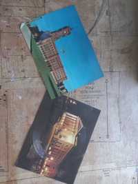 Dwie stare pocztówki dźwiękowe z kadrami z Berlina
