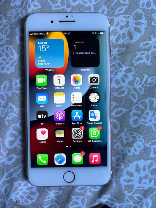 Iphone 7 plus rosa 128G