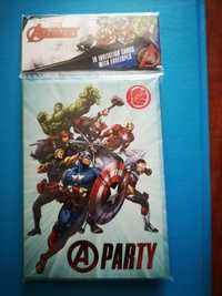 10 szt zaproszeń kartka plus koperta  na party Avengers