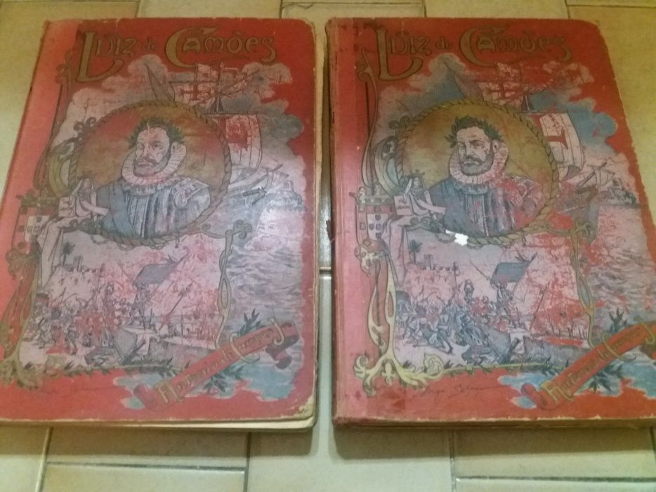 Livros 2 volumes Luiz de Camões 1901