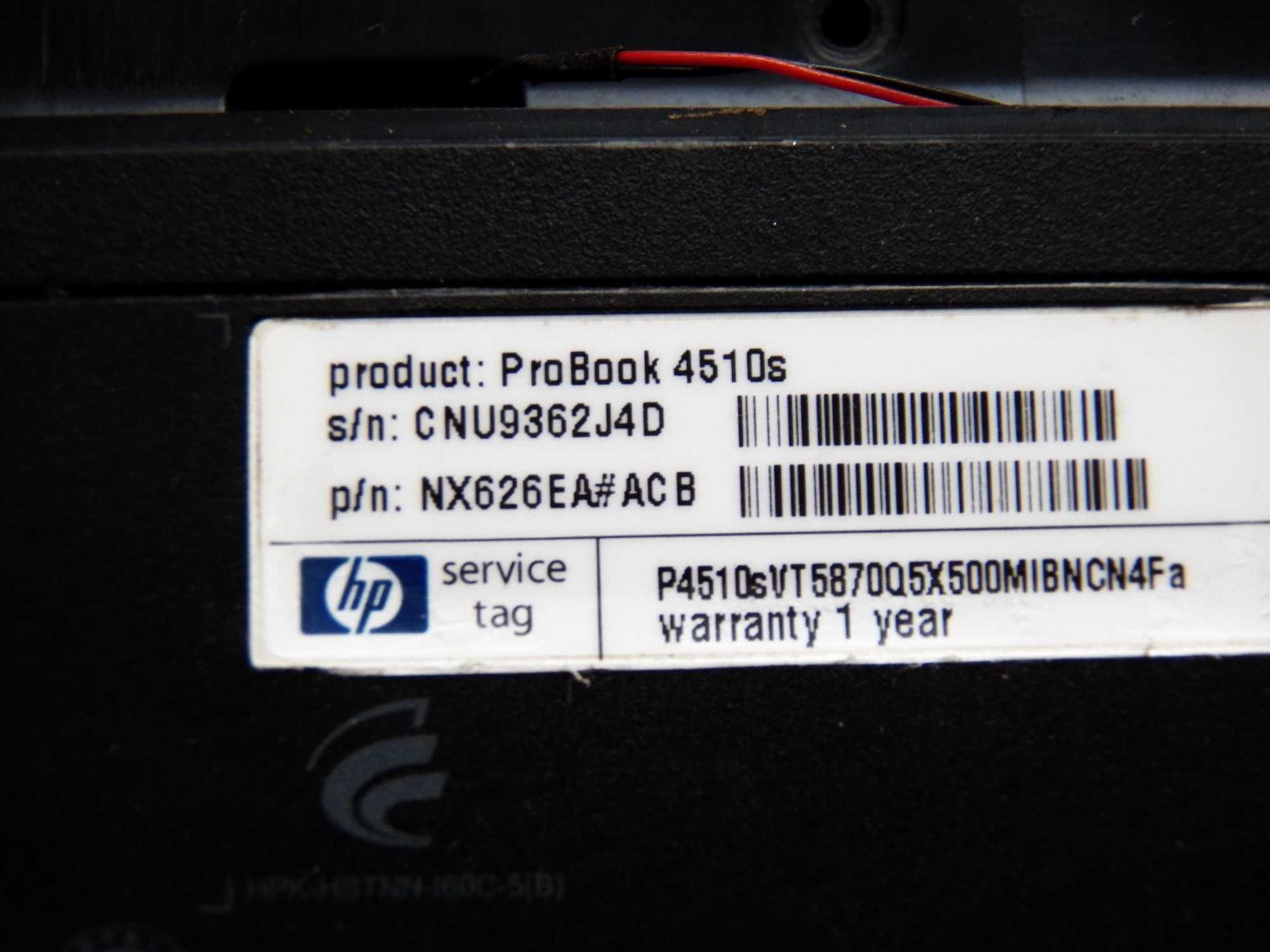 HP ProBook 4510s 4515s разборка запчасти для ноутбука