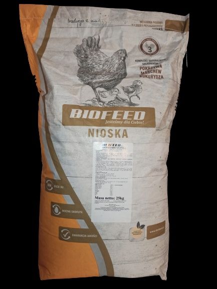 Pasza dla kur Biofeed Nioska Kruszonka 25kg