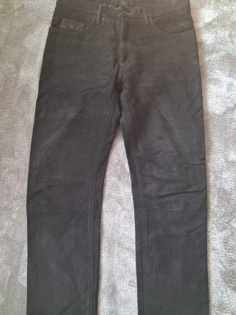 Spodnie skórzane na chopera rozmiar XL firma  Orina