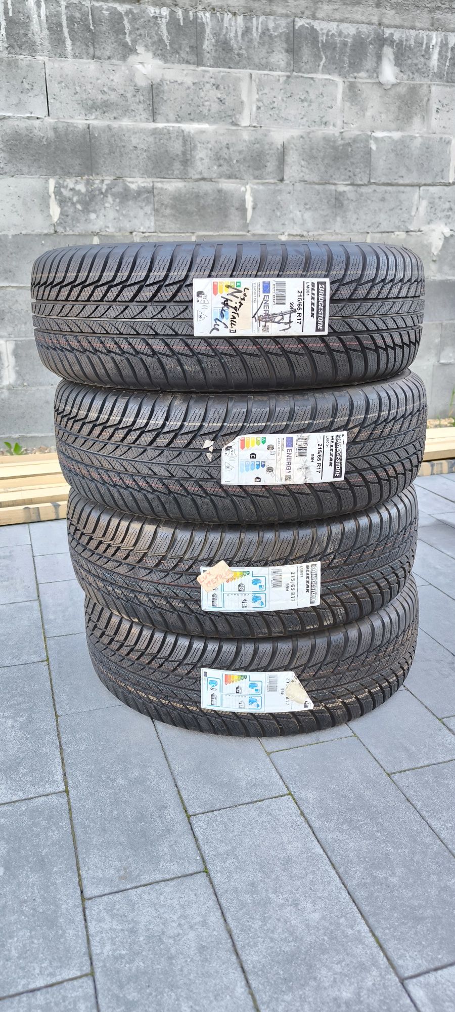 Opony Zimowe Zima Nowe Bridgestone Blizzak LM001 215/65R17