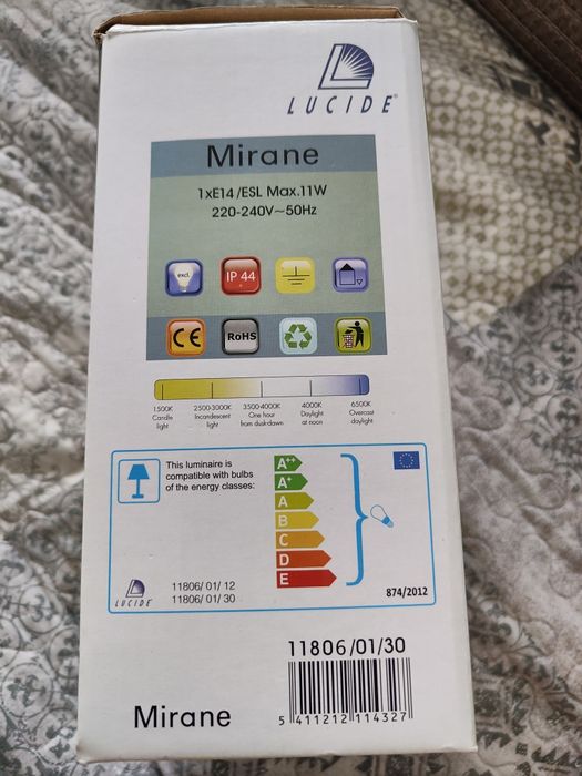 Dwa nowe Kinkietu MIRANE czarne
