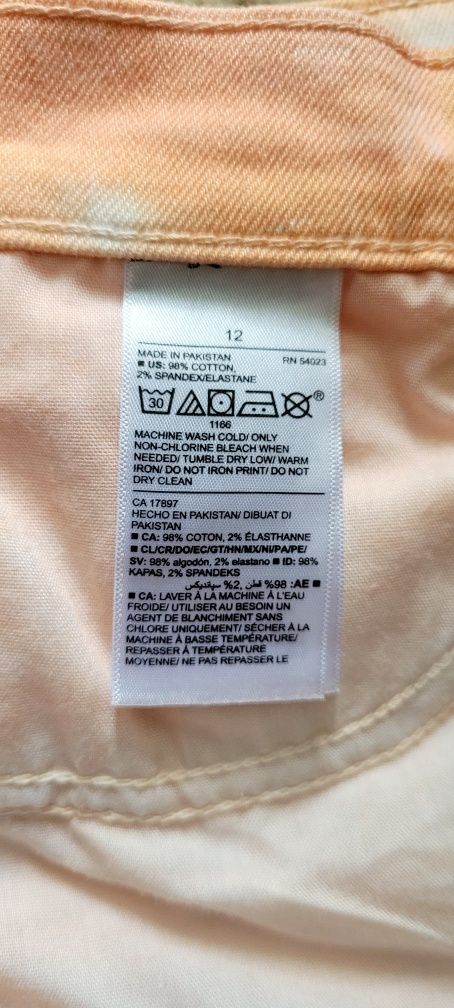 Usa Gap spodenki Tie Dye 12lat hit