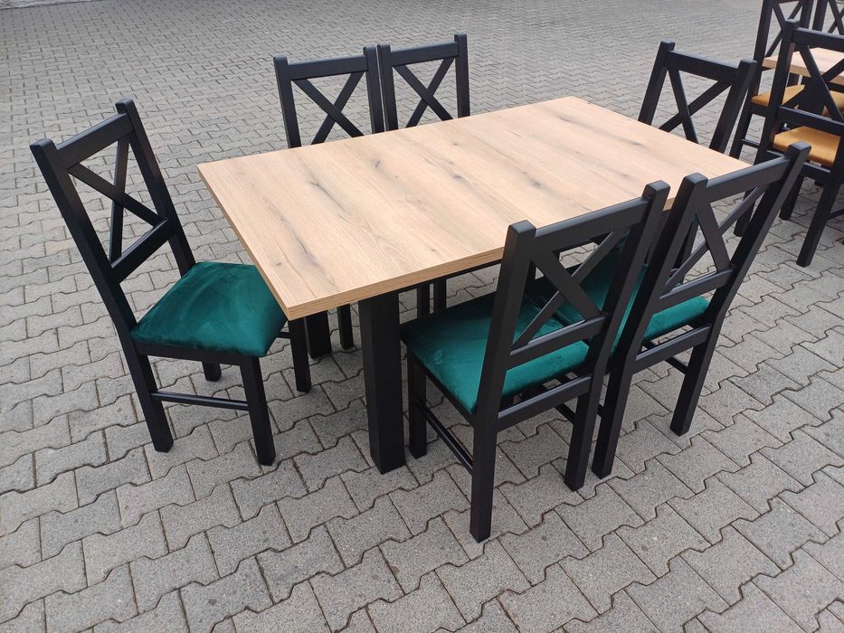 Komplet stol 6 krzesel krzesla tanio solidnie do baru restauracji nowe