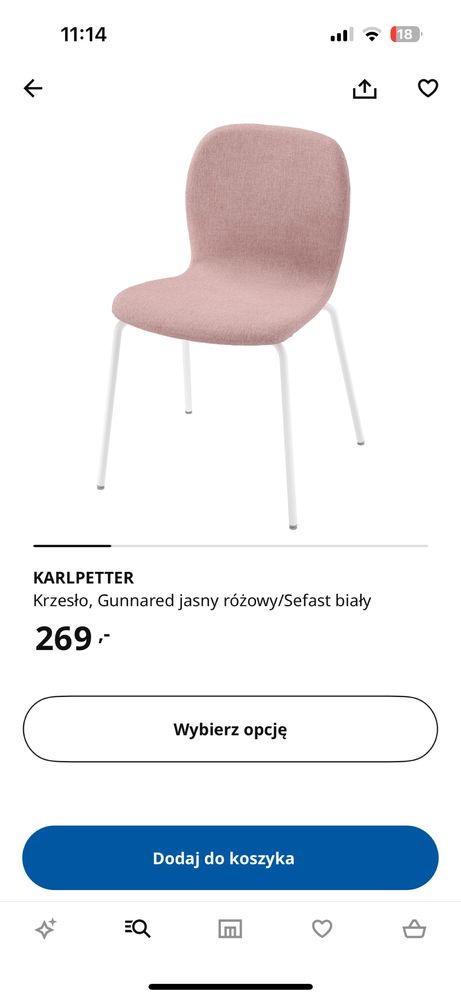 Krzesła Ikea - Karlpetter