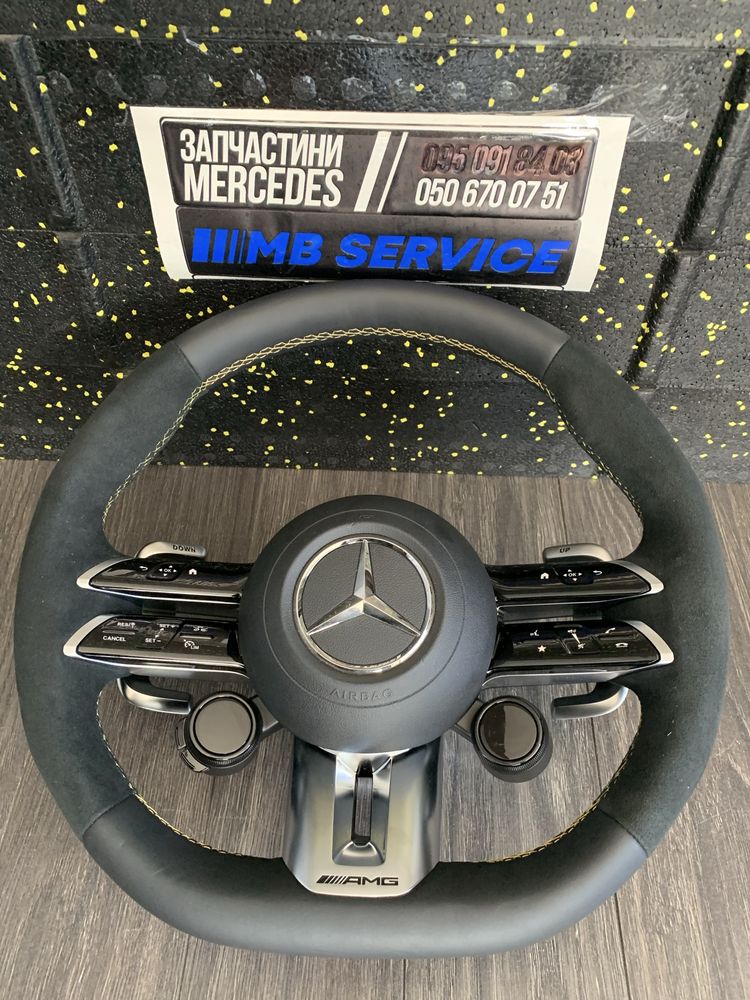 Руль AMG мерседес w 253 glc c 205 e 213 166 292 238 спринтер 907