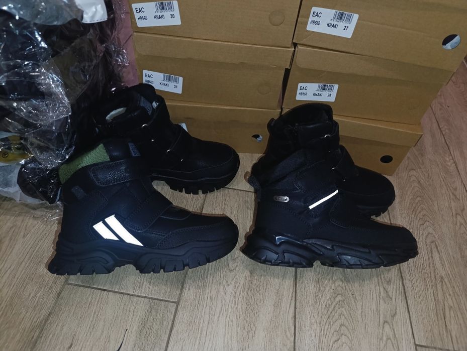 Зимові термо сапоги ботінки хайтопи Clibee для хлопчика зимние ботинки