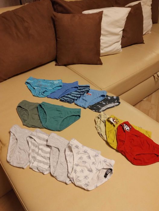 14 sztuk za 14 zl.majtki /slipy oorozmiar 110/116