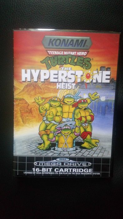 TMNT : Hyperstone Heist (sega mega drive) в коробке с инструкцией