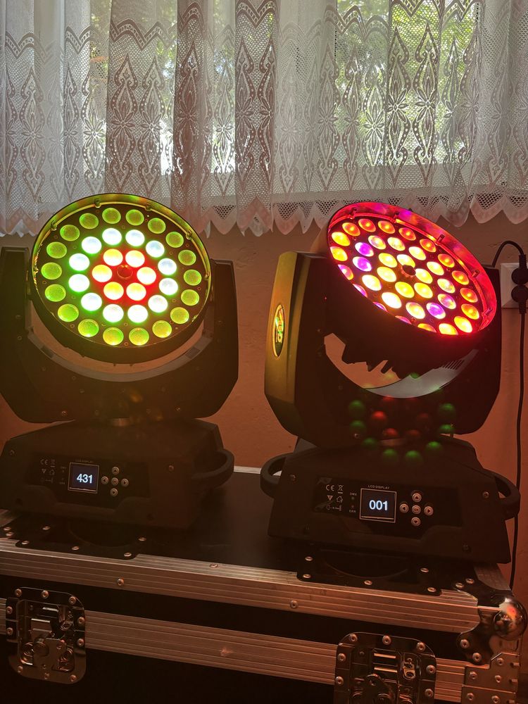 Glowy ruchome Wash 36x10 Zoom Ring