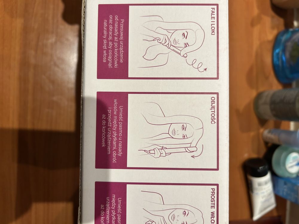 Lokówka prostownica urzadzenie do stylizacji 3 w 1