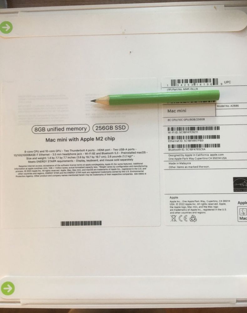 Nowy mac mini m2 8gb 256gb