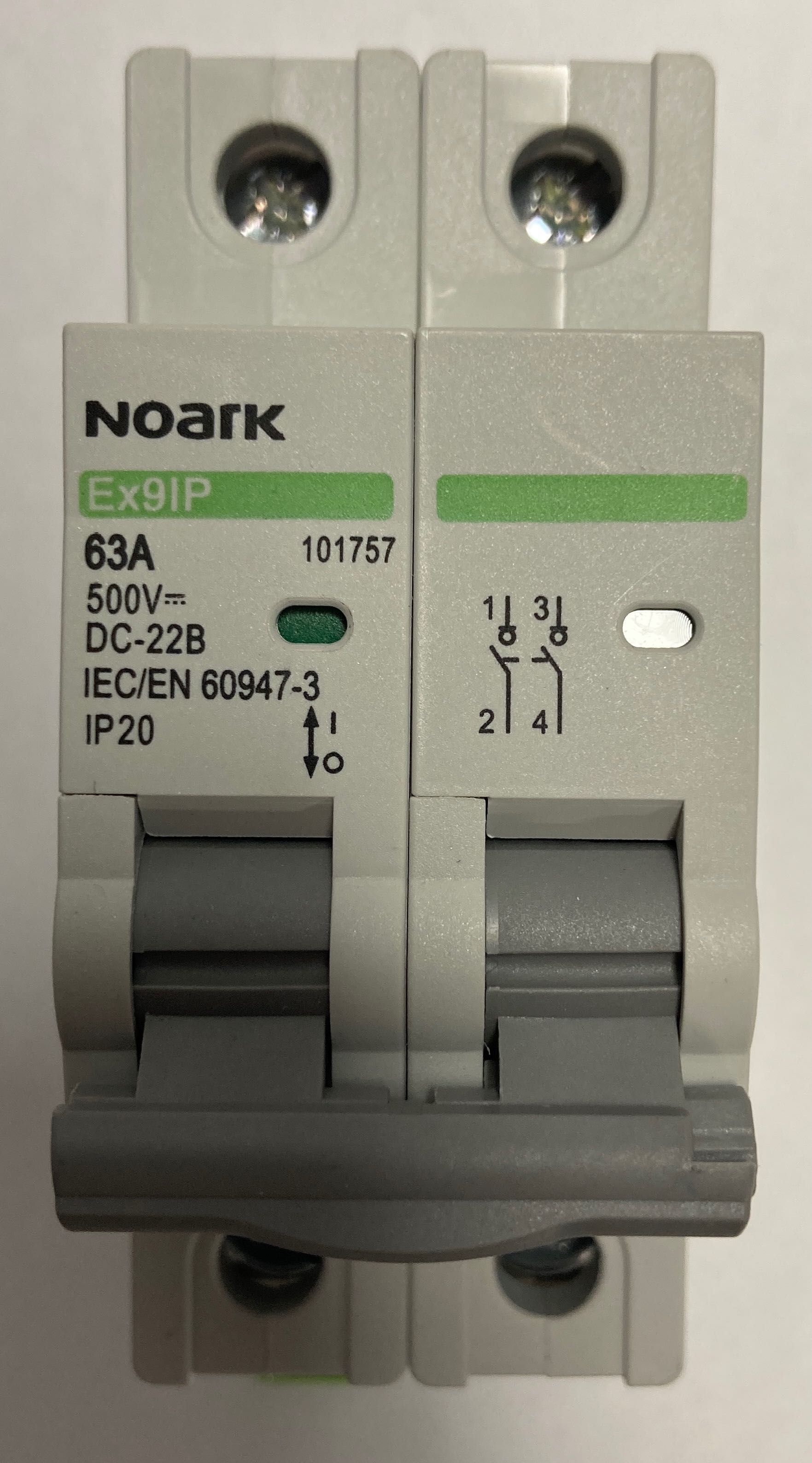 NOARK Ex9IP 2P 63A Rozłącznik izolacyjny 500V DC