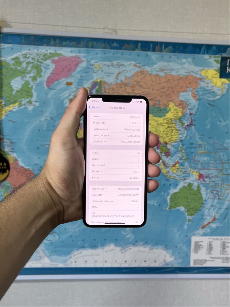 iPhone XS MAX 64 GB NeverLock 92% акб ІДЕАЛ айфон хс макс неверлок 64