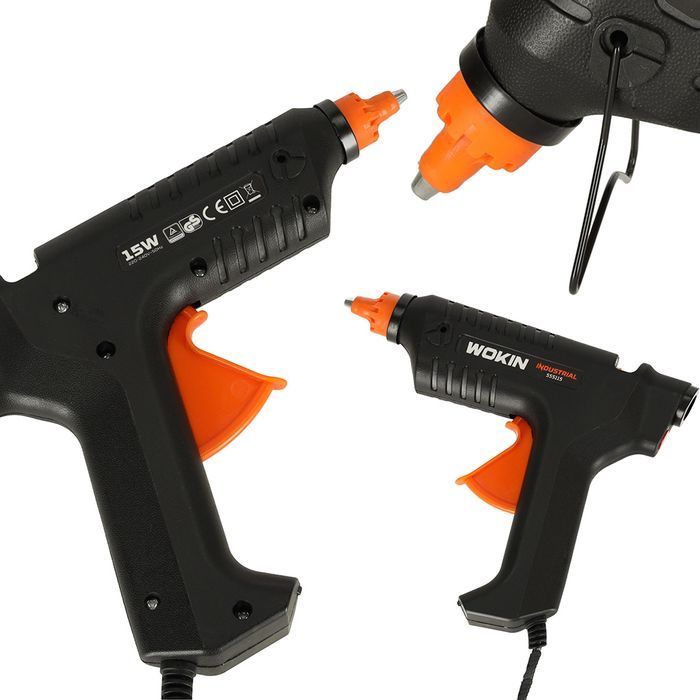 Pistolet do Kleju Klejenia na Gorąco Mocny 15W + 2x Laski Wkłady 11 mm
