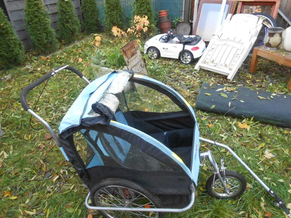 Przyczepka dla dzieci do roweru okazja