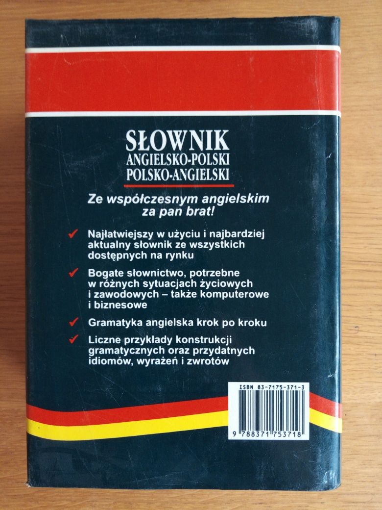 Delta słownik polsko-angielski angielsko-polski plus gramatyka