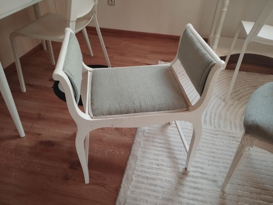 Krzesło + zydelek -Antyki