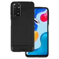 Back Case Carbon Do Xiaomi Redmi Note 11/Note 11S Czarny