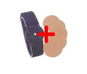 Opaska na Sensor Zestaw + 5 plastrów - Czarna | WYSYŁKA24h
