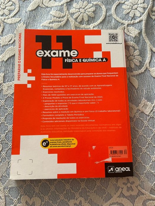 Manual de preparação para o exame de fisica quimica A