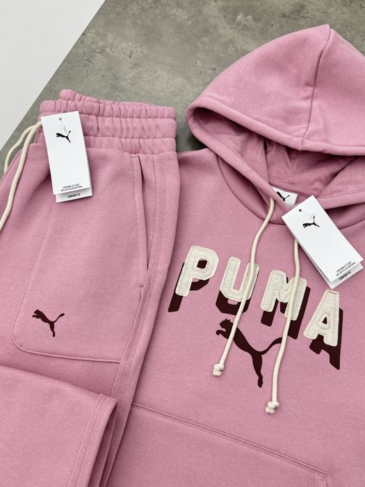 костюм Puma жіночий на флісі ОРИГІНАЛ XS S M L