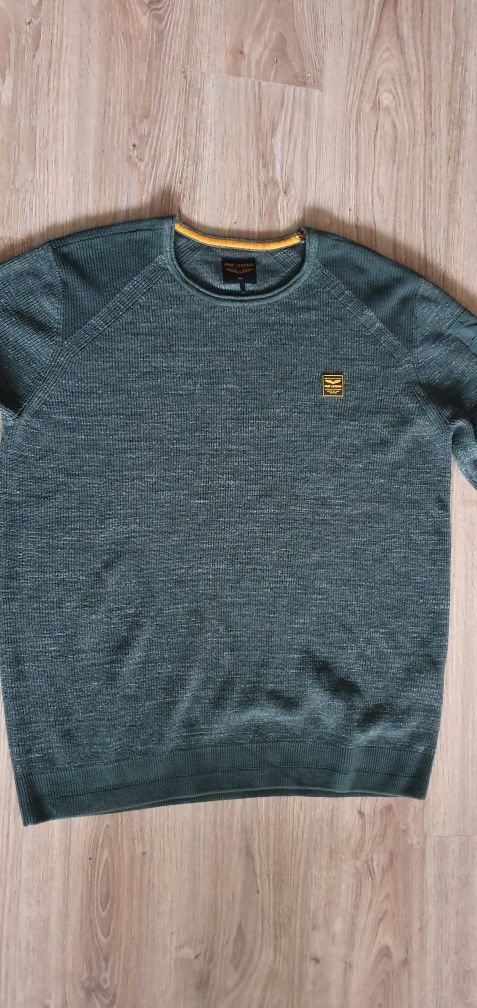 Sweterek PME LEGEND ciemnozielony rozmiar 3XL stan bardzo dobry