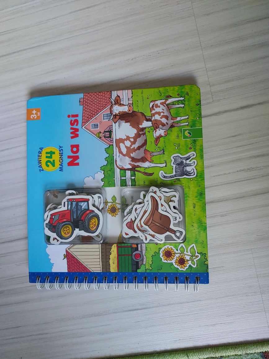 Książeczka na wsi magnesy