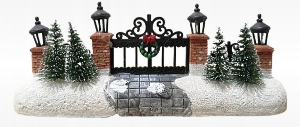 Magiczny most świąteczny z latarniami LED